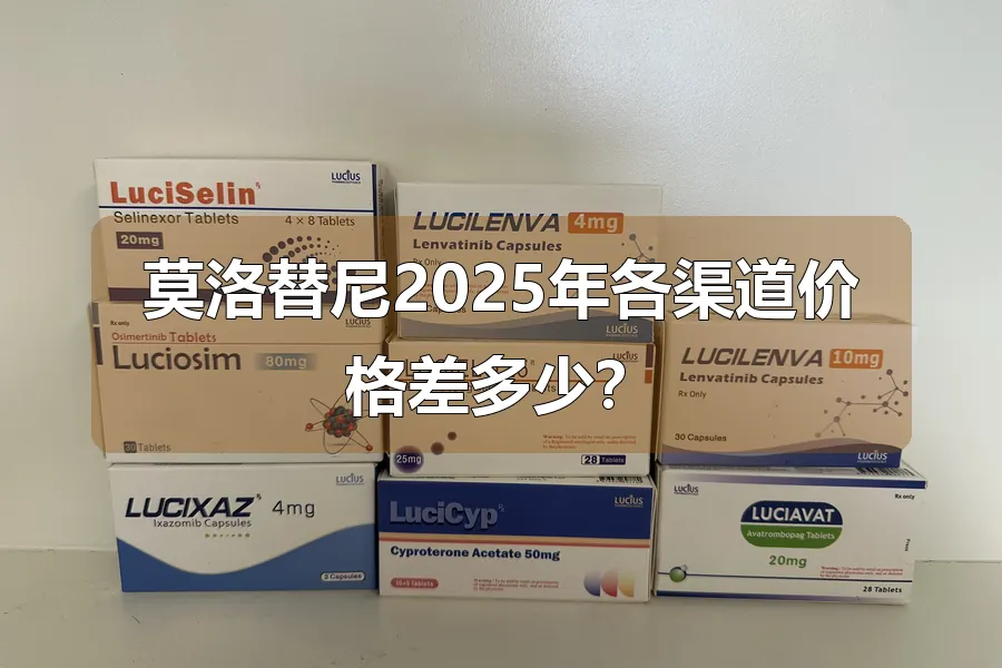 莫洛替尼2025年各渠道价格差多少？